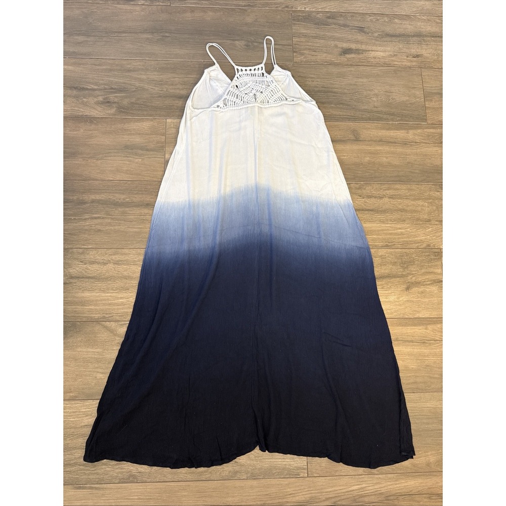 Anthropologie Saturday Sunday Maxi Ombre Tie Dyed Beachy Boho Dress Womens Small - Picture 5 of 13